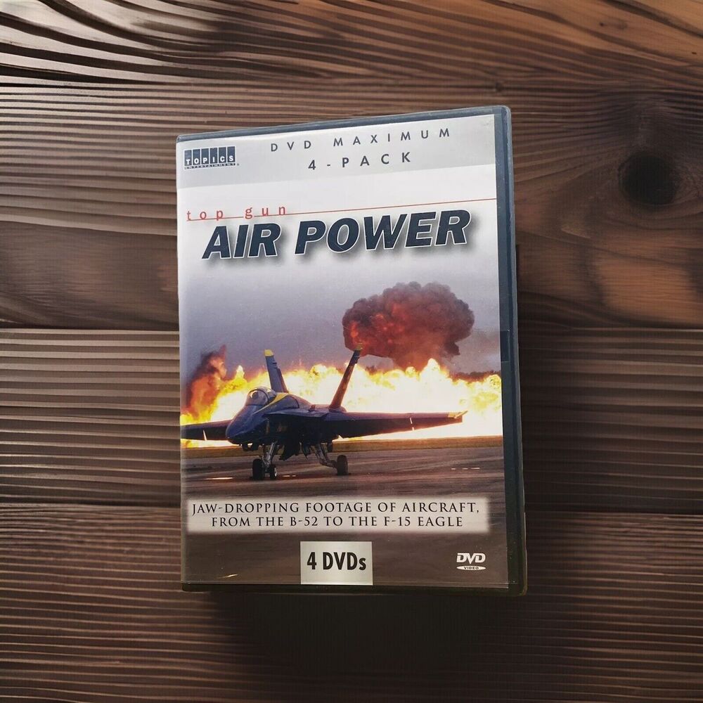 Topics Top Gun Air Power Footage Of Aircraft 4 DVD Set B-52 To The F-15 Eagle